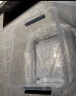 禧天龙塑料衣物收纳箱玩具整理箱55L 透明 3个装 带轮 实拍图