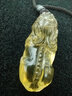 慈靈閣 原礦手工雕黃水晶貔貅吊墜情侶貔貅掛件飾品皮丘項(xiàng)鏈男女禮物 曬單實(shí)拍圖