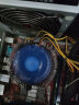 超频三Q版青蛇 cpu散热器 ITX下压式8CM风扇cpu风扇775 1155 AMD 青蛇 10版 实拍图
