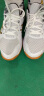川崎kawasaki 专业羽毛球鞋“追风”系列K-003 43码(白/银/红) 实拍图