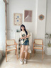 MARY JSTNI楊冪同款小白鞋女2025春季新款內(nèi)增高爆款厚底百搭休閑軍訓夏季板 915-1米白拼藍  皮面單里 四季款 38 曬單實拍圖