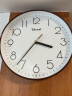 天王星挂钟客厅卧室石英钟现代简约钟表免打孔时尚3D立体时钟挂表25cm 实拍图
