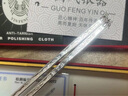 莉翠行 銀筷子銀勺子999足銀家用食用禮品定制刻字寶寶銀婚慶實(shí)用銀餐具 龍鳳呈祥 筷子22克 22厘米+國檢證書(shū) 禮盒 曬單實(shí)拍圖