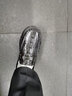 昌祥回力廚師鞋男防水防滑廚房工作純黑男士皮鞋春秋夏季休閑懶人豆豆男 黑色 39 曬單實(shí)拍圖