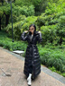 MACKAGE女士 CALINA經(jīng)典保暖長款修身顯瘦經(jīng)典羽絨服外套上衣 奶油白 S 曬單實拍圖