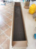 金诗洛 S型PVC镂空地毯 塑胶防水泳池垫浴室厕所防滑垫 3.5厚0.9m宽*1m灰色 JM0020 实拍图