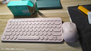 羅技（Logitech）k380無(wú)線(xiàn)藍牙鍵盤(pán)m221鼠標鍵鼠套裝無(wú)線(xiàn)糖果色電腦手機ipad鍵盤(pán) k380粉+m221粉 99成新 曬單實(shí)拍圖