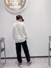 一柳童裝男童褲子春夏2025款中大童兒童褲子男運(yùn)動(dòng)休閑長褲潮 黑色春秋款(55%棉45%聚酯纖維) 160 碼 建議身高150-160cm 曬單實(shí)拍圖
