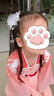 覓馨仙氣漢服頭飾蜻蜓發(fā)夾古風(fēng)發(fā)飾女全套配飾流蘇步搖發(fā)簪子古裝飾品 帶流蘇款一對【銀色粉花】+眉心貼 曬單實(shí)拍圖