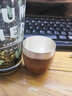 鑄榮堂 手工銀茶杯純銀999足銀主人杯品茗杯竹編防燙隔熱杯子日式酒杯 高款（重約58克 容量約75毫升） 曬單實(shí)拍圖