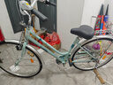 邦德·富士達城市自行車(chē)女士成人輕便通勤車(chē)復古淑女內三速/7變速上班代步單車(chē) 內三速 灰青色 曬單實(shí)拍圖
