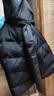 安初夏加厚羽絨服男士白鴨絨外套御寒保暖冬裝休閑可脫卸連帽爸爸衣服男 黑色【常規(guī)款】 XL 【建議12-145斤】 曬單實拍圖
