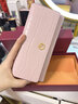 金利來(lái)錢(qián)包女士長(cháng)款2025年新款高檔真皮品牌手包高級卡包婦女節禮物送女 芋粉色 曬單實(shí)拍圖