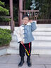 旗鉑漢服男童秋冬2025新款兒童國風(fēng)古風(fēng)男寶寶唐裝男孩古裝過(guò)年衣服冬 霜翎上衣 110 曬單實(shí)拍圖