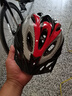 風(fēng)行戶(hù)外外賣(mài)代駕騎行山地自行車(chē)頭盔安全帽男女均碼通用透氣超輕一體成型 A款仿一體成型黑色紅色 曬單實(shí)拍圖