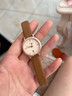 卡西歐（CASIO）手表女送女生防水SHEEN系列時(shí)尚優(yōu)雅小表盤電子日韓表婦女節(jié)禮物 SHE-4540CGL-9A皮帶小表盤 曬單實(shí)拍圖