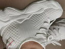 柯妮麗人小個(gè)子內增高小白鞋女透氣網(wǎng)鞋2025新款鞋子休閑厚底增高老爹鞋 白色 36 曬單實(shí)拍圖