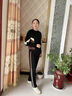 鹿儷秀媽媽秋裝2025新款衛(wèi)衣洋氣中年運(yùn)動服套裝女春秋大碼寬松婆婆套裝 黑色【高品質(zhì)運(yùn)動服】 2XL 【建議117-129斤】 曬單實(shí)拍圖