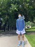 杉沙奕彤（ShanSha Yitong）艸牌籃球訓練長(cháng)袖投籃服男草牌美式運動(dòng)T恤春夏體育生速干健身衣 平地驚雷淺杏色長(cháng)袖 XL(175-180高.135-150斤) 曬單實(shí)拍圖