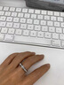 思梨滿天星戒指女鈦鋼滿鉆戒情侶對(duì)戒冷淡風(fēng)ins小眾輕奢尾戒食指環(huán) 銀色【單層】滿鉆戒指 9號(hào)(建議130-160斤選) 曬單實(shí)拍圖