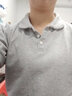 米子旗polo領(lǐng)短袖t恤女夏季2025年新款休閑慵懶風(fēng)百搭打底衫上衣 灰色 L 曬單實(shí)拍圖