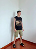GENIOLAMODE背心男夏季無袖寬松休閑時(shí)尚純棉透氣坎肩馬甲男裝衣服 白色 XL 曬單實(shí)拍圖