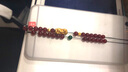 貝羅綺999足金黃金轉(zhuǎn)運(yùn)珠規(guī)格齊全可定做手鏈戒指鐳射車花圓珠 4.5毫米0.16-0.2克 曬單實(shí)拍圖