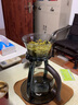 唐述玻璃自動茶具套裝懶人泡茶器半自動泡茶器簡約創(chuàng)意茶具家用泡茶壺 鑲銀年年有魚 曬單實拍圖