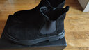 W3000 馬丁靴切爾西短靴皮靴高幫韓版棉鞋靴子英倫風(fēng)冬季工裝男加絨保暖 單鞋款 41=皮鞋碼 曬單實(shí)拍圖