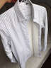 杉杉【羊毛內膽】保暖襯衫男條紋冬季新款休閑商務(wù)加絨加厚免燙襯衣 FQC244H617182保暖 40 曬單實(shí)拍圖