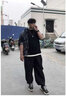 吳衣斯 休閑褲定制班服個(gè)性定制DIY褲子工作服印字印LOGO長(cháng)褲束腳褲 黑色男褲不加絨可定制 S可定制 曬單實(shí)拍圖