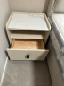 芝华仕（CHEERS）床头柜卧室 现代简约床边储物收纳小柜子科技布芝华士G020 米白色 优先发货（详询客服） 实拍图
