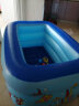 水迪儿童充气游泳池家用小孩沐浴戏水池洗澡池宝宝海洋球池 1.3米三层婴儿游泳-电泵 实拍图