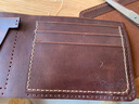 小眾設計diy手工錢(qián)包 男錢(qián)包材料包  頭層牛皮真皮刻字短款錢(qián)包 簡(jiǎn)約薄款錢(qián)包 復古色材料包 曬單實(shí)拍圖
