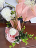 舒美謙北歐仿真花假花客廳臥室桌面擺件花藝餐桌花家居玄關(guān)茶幾裝飾盆栽 life花瓶+鳥(niǎo)語(yǔ)花香花束組合 曬單實(shí)拍圖