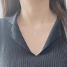 YaoYiZun楓葉足銀項鏈女純銀七夕情人節禮物小眾輕奢生日禮物送老婆 S999足銀楓葉項鏈 曬單實(shí)拍圖