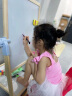 QZMTOY巧之木 实木多功能中号双面磁性升降儿童画板写字板玩具黑白板早教绘画工具文具画架男女孩礼物 实拍图