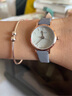 聚利時(shí)（Julius）手表女休閑韓版小清新時(shí)尚潮流玲瓏小表盤(pán)簡(jiǎn)約圓盤(pán)防水石英表963 推薦顏色一D款皓月灰 曬單實(shí)拍圖