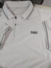 啄木鳥(niǎo)（TUCANO）2023夏季翻領(lǐng)短袖T恤有帶領(lǐng)潮流POLO打底衫保羅翻領(lǐng)潮牌衣服男裝 806白色 3XL 曬單實(shí)拍圖