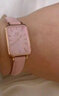 丹尼爾惠靈頓（DanielWellington）dw手表女 花時系列貝母小方表時尚女士腕表 生日禮物送女友 櫻花粉貝母小方表DW00100636 曬單實(shí)拍圖
