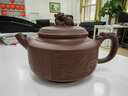 紫砂壺純?nèi)止ひ伺d紫砂壺泡茶功夫茶具老紫泥家用名家茶壺老紫泥御龍?zhí)煜?曬單實(shí)拍圖