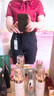 DGPZ休閑褲女西褲修身哈倫褲九分長(cháng)褲顯瘦小腳職業(yè)裝褲西褲ES2466 黑色 M （80-110）斤 曬單實(shí)拍圖