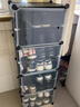 全品屋鞋柜鞋架鞋盒桌下床上省空間家用門(mén)口防塵宿舍塑料收納透明小鞋架 1列8層-黑色 掛鉤+升級門(mén)鎖 加大容量 曬單實(shí)拍圖