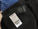 巴魯特（Brloote）棉彈黑牛仔褲男修身肌理質(zhì)感光澤休閑長(cháng)褲冬裝 黑色 175/82A 曬單實(shí)拍圖
