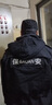 卓倫尚品保安服冬裝冬季加厚中長(cháng)款大衣棉襖物業(yè)門(mén)衛保安棉服黑色作訓大衣 斜紋作訓大衣+標志 4XL (190) 曬單實(shí)拍圖