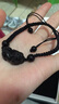 湘歌 天然黑曜石貔貅手鏈男女情侶幸運編織手繩女生日小禮物 黑曜石貔貅手鏈+證書(shū) 曬單實(shí)拍圖
