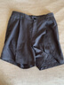 MUJI女式 萊賽爾纖維 短褲 褲子 休閑褲女士 夏天 女裝 BEC11C3S 中灰色 M 曬單實(shí)拍圖