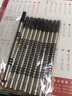 DUKE公爵寶珠筆芯0.5mm黑色0.7mm中性水筆芯金屬桿黑色直插式順滑筆芯通用型走珠筆芯替芯配件 黑色0.7mm（通用版） 10支裝（包郵/聯(lián)系客服費） 曬單實(shí)拍圖