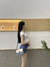 喬思圖（JOSITU）生日禮物送女友2025新款輕奢時(shí)尚女士包包女包斜挎包單肩包 Q2993.藍(lán)白 【送女友禮盒裝】 曬單實(shí)拍圖