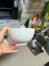 錦鳯 纯白骨瓷碗米饭碗汤碗景德镇餐具家用陶瓷大面碗汤锅单个 6英寸澳碗 实拍图